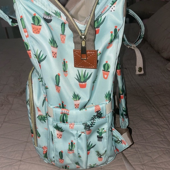 Cute cactus diaper bag - Picture 4 of 6